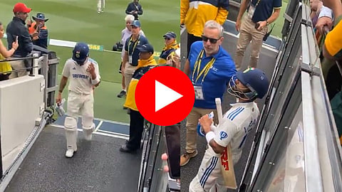 Virat Kohli Viral Video: एकटा विराट ऑस्ट्रेलियन फॅन्सला भिडला! पॅव्हेलियनमध्ये जाताना जोरदार राडा, पाहा VIDEO