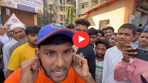  मराठीत बोल सांगणाऱ्या तरुणाला कान धरून हिंदीत माफी मागायला लावली; मुंब्र्यातील धक्कादायक घटना,VIDEO 