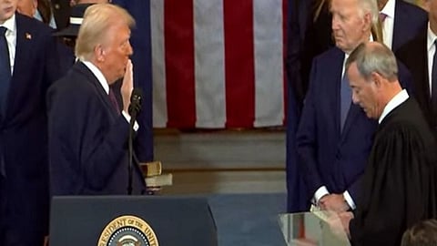 Donald Trump Oath Ceremony