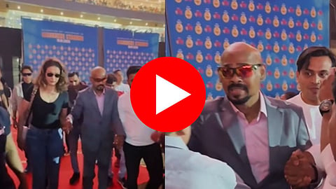 Vinod Kambli Viral Video: तेरे बिना भी क्या जीना.. डोळ्याला गॉगल अन् पत्नीचा हात धरत विनोद कांबळींची वानखेडेवर एन्ट्री - VIDEO