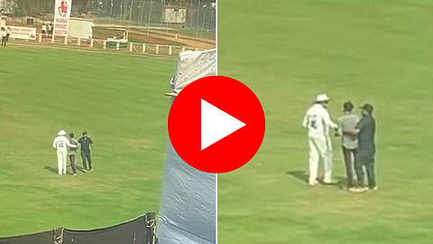 Rohit Sharma Viral Video: लाईव्ह सामन्यात फॅन मैदानात घुसला, रोहितला मिठी मारली अन् मग पुढे... पाहा VIDEO
