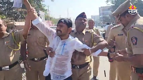Beed News: बीडमध्ये मंत्री दत्ता भरणेंचा ताफा अडवला, तरुणाकडून आत्मदहनाचा प्रयत्न; पाहा VIDEO 