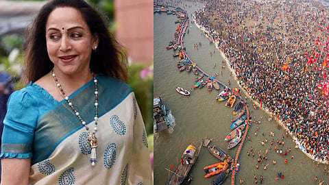 maha kumbh 2025 hema malini statement
