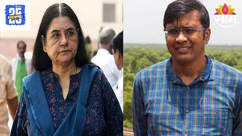 Manoj Oswal Maneka Gandhi