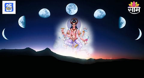 Moon sets on March 28
