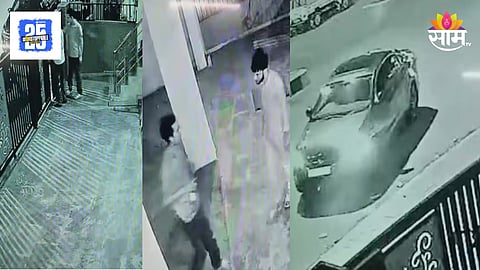 Vadodara car accident accused Rakshit Chaurasia CCTV footage