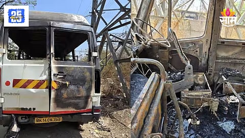 Hinjewadi IT Hub Private Travels fire four employees die 