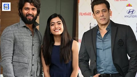 Salman Khan accidentally reveal Rashmika Mandanna and Vijay Deverakonda wedding plans on sikandar movie trailer lunch event