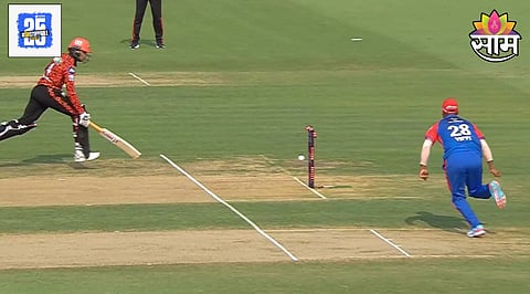 Abhishek Sharma Run Out