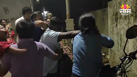 Ganesh Shraddha Building young woman was brutally beaten 