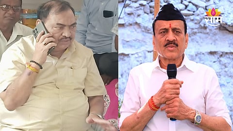 Girish Mahajan sends defamation notice to Eknath Khadse