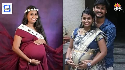 Shocking News: क्षुल्लक वाद जीवावर बेतला! नवऱ्याने ९ महिन्याच्या गरोदर बायकोचा गळा आवळला, जगात येण्यापूर्वी बाळाचाही मृत्यू  