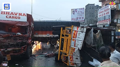 Pune Solapur highway accident

