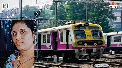 Meena Pradeep Bodpade (30) was hit by a speeding Mumbai local