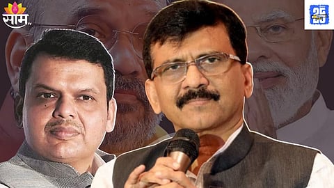 Sanjay Raut and Devendra Fadnavis