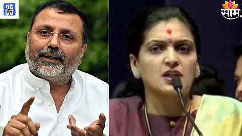 rupali thombare patil on nishikant dubey