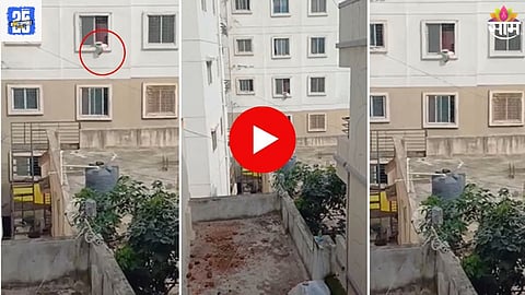 Child Stuck Window