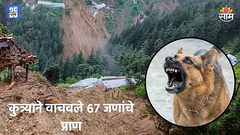 Shocking News: मध्यरात्री भूस्खलनाची चाहूल लागली, कुत्र्याने भुंकून भुंकून गावाला उठवलं, ६७ जणांचा जीव वाचवला
