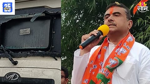 Attack on Bjp Leader in West bengal 