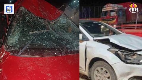 Pune Solapur Highway accident  