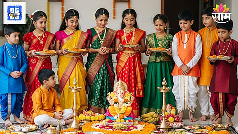 Ganesh Chaturthi dress color