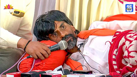 Manoj Jarange Continues Hunger Strike