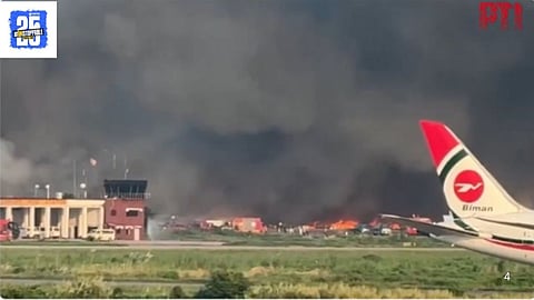Bangladesh Airport Blaze