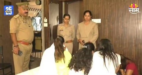 Shocking: हॉटेलमध्ये वेश्या व्यवसाय, पोलिसांच्या धाडीत ४ जणी सापडल्या; २ रशियन तरुणींनी खिडकीतून उड्या मारल्या, VIDEO व्हायरल 