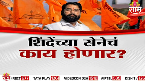 Eknath Shinde and BJP leaders during a tense moment amid rising alliance friction.