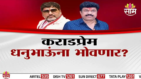 Dhananjay Munde at Parli rally as political storm erupts over his reference to Valmik Karad