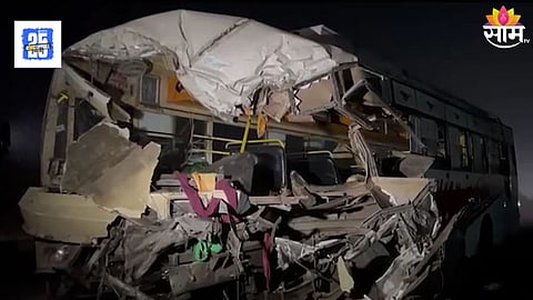 Highway Horrific Bus–Dumper Collision