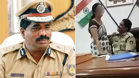 Shocking: ऑफिसमध्ये महिलेसोबत अश्लिल कृत्य, आधी मिठी मारली मग किस केला; VIDEO व्हायरल होताच DGP निलंबित