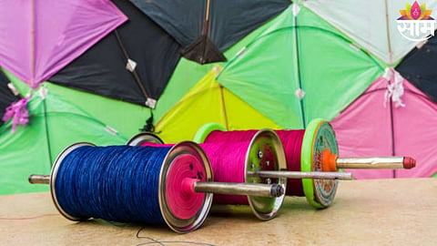 A Nagpur Fire Department personnel was seriously injured after a banned nylon kite string cut his throat while returning home from duty.