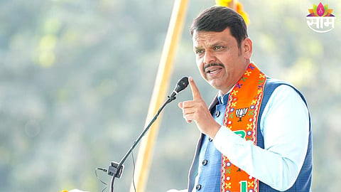 Chief Minister Devendra Fadnavis addressing the media after Mahayuti’s strong performance in Zilla Parishad and Panchayat Samiti elections.