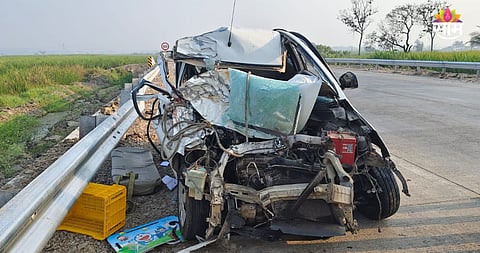 Pune Shirur midnight accident details 