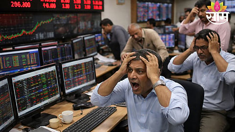 Traders react as Sensex plunges over 1,200 points during the final hour sell-off on Dalal Street