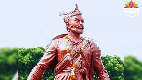 Police presence in Bori village, Parbhani, after tension erupted over the installation of a statue of Chhatrapati Sambhaji Maharaj
