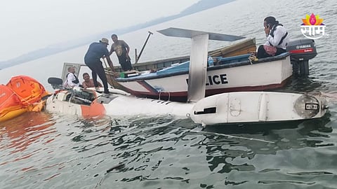 Helicopter Crash: टेकऑफ घेताच काही सेकंदात समुद्रात हेलिकॉप्टर कोसळलं, ७ जण करत होते प्रवास 