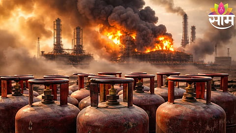 Rising LPG cylinder prices in India amid global supply disruption due to Middle East tensions.