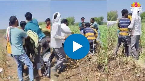 Sugarcane Labourer Beaten  in  Beed