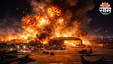 Massive explosions seen at Iran’s Dezful airbase following a joint US-Israel airstrike.