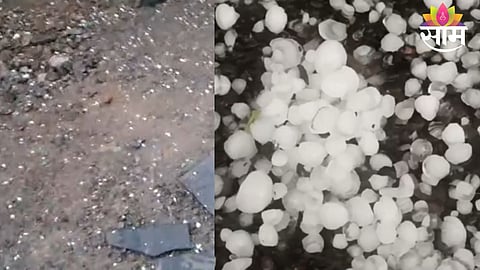 Heavy rain and hailstorm lash Miraj city, causing waterlogging, power outages, and widespread disruption.