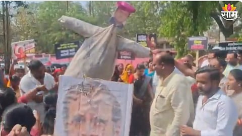 BJP  MLA Jaiswal Burn: 