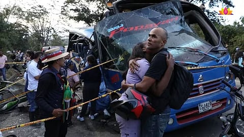 Colombia: महामार्गावर धावत्या बसमध्ये बॉम्बस्फोट, १४ प्रवाशांचा मृत्यू 