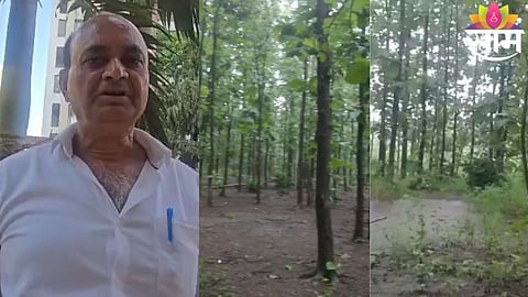 Lonavala farmer stages a unique protest by offering teak trees worth ₹200 crore to Pune District Collector over alleged administrative error.