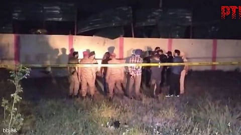 Blast Near BSF Headquarters :  