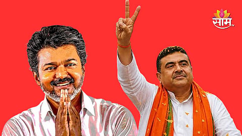 Vijay and Suvendu oath ceremony