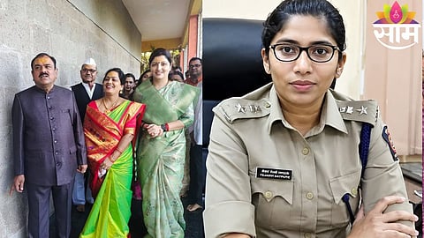 Rupali Chakankar leaves after SIT interrogation in the Ashok Kharat case, says she has cooperated fully with investigators.