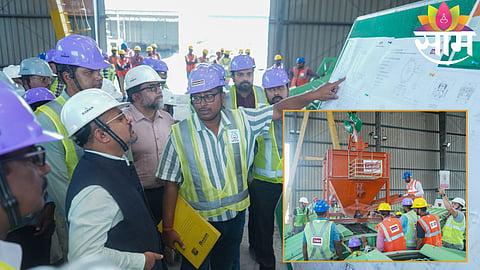 Tunnel segment casting work begins for Pune Metro’s Swargate–Katraj underground corridor.