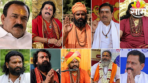 Police crackdown on fake godmen across Maharashtra following the Ashok Kharat case, with 35 arrested in two months.
